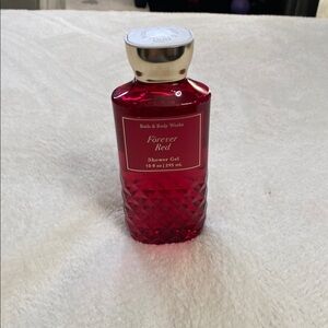 Bath & Body Works Red Body Wash with Elegant Design